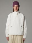 THE NORTH FACE Womens Cragmont Fleece 1/4 Snap - White, White, Size L, Women