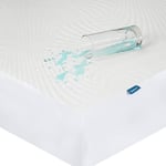 Protège Matelas 140 X 190 Cm Imperméable - Housse Matelas Respirante Et Anit-Poussière, Housse Protection Matelas En Forme Drap Hous