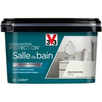 Peinture V33 Rénovation Perfection Salle de Bain Voile de Coton Satin 2L