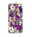 Coque Iphone 7 Iphone 8 Fleur pensee violet noir tropical