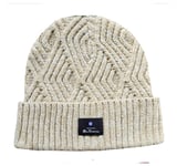 Beanie Hat Cuffed Mens Ben Sherman Knitted Cable Knit Winter Woolie