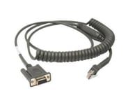 Zebra - Seriell Kabel - Db-9 (Hunn) - 2.8 M - Rullet Sammen - For Symbol Ls2208, Ls3408-Er  Zebra Ds3508-Er, Vc70n0