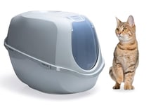 Karlie 522868 XL Mega Smart Cat Eco Bac à litière pour Chat Gris L 66 x l 46 x H 49 cm