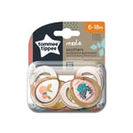 Tommee Tippee Moda Soothers ? Girl (6-18m) 2pcs