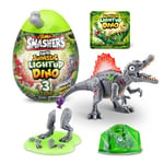 Smashers Mini Jurassic Light Up Dino Egg par ZURU, Spinosaurus, œuf à Collectionner, Volcan, Jouet fossile, Jouets de Dinosaure, Jouet T-Rex pour garçons et Enfants (Spinosaurus)