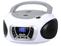 Trevi - Stéréo Portable CD Boombox Radio Dab/Dab + avec RDS et entrée USB avec Lecture directe de fichiers MP3