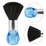 Neck Face Duster Brush Barber Hair Clean Hairbrush Cutting Hairdring Tool (Blue)