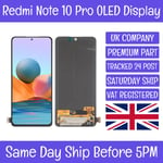 Xiaomi Redmi Note 10 Pro M2101K6G OLED LCD Display Screen Touch Digitizer