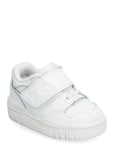 New Balance 550 Kids Bungee Lace With Hook & Loop Top Strap Sport Pre-walkers - Beginner Shoes White New Balance