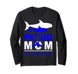 Irritable Bowel Syndrome IBS Awareness Proud Mom Dolphin Long Sleeve T-Shirt