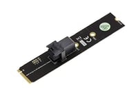 KALEA-INFORMATIQUE Carte M2 PCIe M Key Compatible 2260 2280 22110 vers SFF-8643 pour SSD ou Connexion PCIe x4
