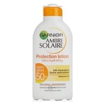 3 x Garnier Ambre Solaire SPF50+ Sun Protection Lotion 200ml