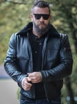 Rockdenim RD Stormhide Fôret Skinnjakke - Svart