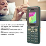 2G GSM Seniors Cell Phone 3 SIM Card 3600mAh Long Battery Life Unlocked Butt Set