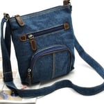 Denim Axelväska Casual Bag Dam Handväska