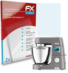 atFoliX 2x Protecteur d'écran pour Kenwood Titanium Chef Patissier XL clair