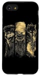 Coque pour iPhone SE (2020) / 7 / 8 Loup Alpha Loup-garou Meme Male Art Artwork Werewolf Wolf