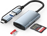 Lecteur De Carte Sd Avec Ports Usb C 3.0 Type C/Micro Sd Vers Tf/Sd 3.0, Pour Iphone 15, Samsung Galaxy S23/S23 Ultra, Ipad