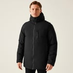 Regatta Men's Breathable Yewbank Iii Waterproof Jacket Black Black, Size: XL