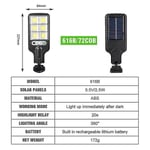 Uusi Outdoor Solar Street Light vedenpitävä sensori Puutarhavalo Pyöritettävä pidike Garden Light Wall