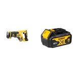 DEWALT DCS367N-XJ Brushless XR Compact Reciprocating Saw, Multi + DEWALT Battery