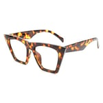 FEISEDY Carré Cat Eye Lunettes de Lecture Bleu Lumière Bloquant Femmes Vintage Cat Eye Lunettes de Lecture Lunettes D’ Ordinateur B2604