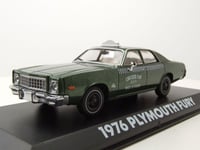 Plymouth Fury 1976 Vert Foncé Checker Cab beverly Hills Cop Modèle 1:43