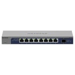 NETGEAR GS108X-switch - 10 10/100/1000 Mbps-portar - 1 10 Gbps SFP+-port