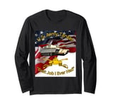 U.S. Army Tanker "Best Job I Ever Had" M1 Abrams-series Long Sleeve T-Shirt