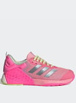 adidas Womens Training Dropset 3 Trainers - Pink, Pink, Size 4, Women