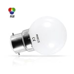 Vision-el - Ampoule led B22 1W rgb Multicolore Miidex Lighting®