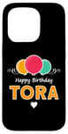 iPhone 15 Pro Happy Birthday saying Tora Case