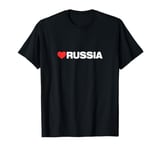 LOVE RUSSIA, Minimalist Aesthetic, Like Heart Russia T-Shirt