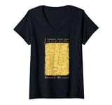 Harry Potter Marauder's Map Interior Words T-Shirt avec Col en V