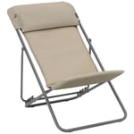 Maxi transat plus Chaise longue BeComfortLaFuma LFM5175 Moka