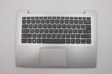 Lenovo IdeaPad 320S-14IKB Keyboard Palmrest Top Cover US Grey 5CB0N78343