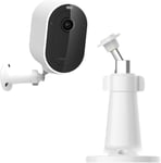 Support mural de sécurité réglable compatible avec Arlo Pro,Pro 2,Pro 3,Pro 4,Arlo Pro 5,Arlo Ultra and Ultra 2,Ring Cam,Wyze Cam Pan et autres avec trou de vis 1/4""(Q1177)