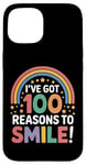 iPhone 15 100th Day of School I've Got 100 Reasons to Smile Case