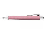 Faber-Castell Kugelschreiber Poly Ball Xb1, Rosa, Blå, Clip-On Retractable Ballpoint Pen, Extra Bred, 1 Styck