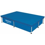 Bestway - Couverture de piscine Flowclear 221x150 cm Bleu