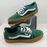 Vans Men's Skate Chukka Low Sidestripe Trainers/ Shoes Dark Green/Gum UK 9