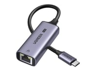 Ugreen Usb-C To Rj45 2.5G Ethernet Adapter, Usb Type-C, Rj-45, Hankoppling, Grå