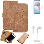 Walletcase for Motorola Defy 2 Cork Case Cover bookcover