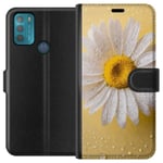 Tegnebogsetui til Motorola Moto G50 med Porcelænsblomst motiv