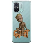 ERT GROUP Coque de téléphone Portable pour Xiaomi REDMI 12C/ REDMI 11A Original et sous Licence Officielle Marvel Motif Groot 005 Parfaitement adapté à la Forme du téléphone Portable, partiel imprimé