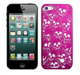 Hard Case iPhone 5/5S/SE Skull Head Pink