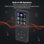 BT MP3 Player 1.8in Color Display Built In Speaker Electronic Book Reader Re Hot