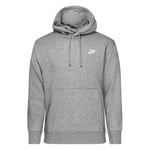 Nike Luvtröja NSW Club - Grå/Silver/Vit, storlek Large