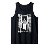 Open All Hours David Jason Black & White By Allan Ballard Tank Top