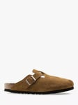 Birkenstock Boston Shearling Suede Clogs, Mink